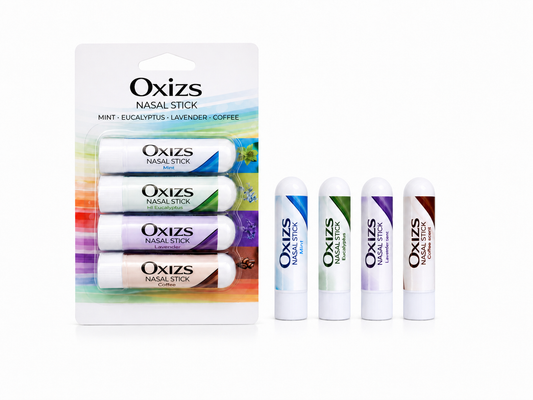 OXIZS aromatherapy nasal stick Variety 4 Pack product image