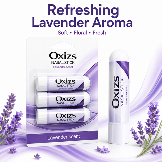 OXIZS Lavender Aromatherapy Nasal Inhaler – 3 Pack