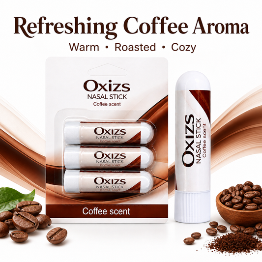 OXIZS Coffee Aromatherapy Nasal Inhaler – 3 Pack