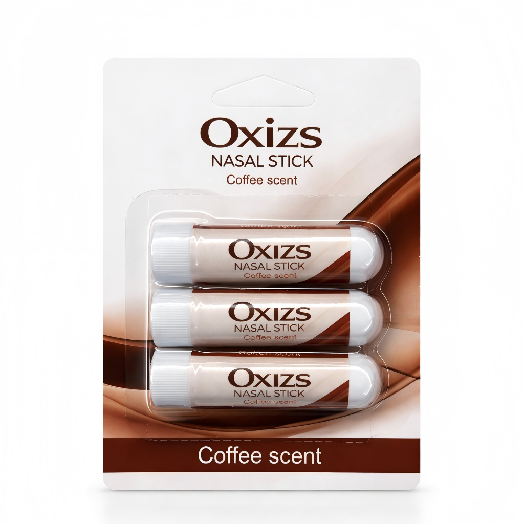 OXIZS Coffee Aromatherapy Nasal Inhaler – 3 Pack
