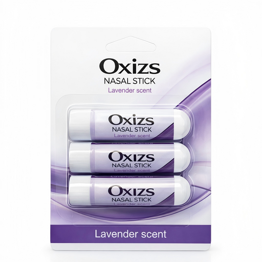 OXIZS Lavender Aromatherapy Nasal Inhaler – 3 Pack