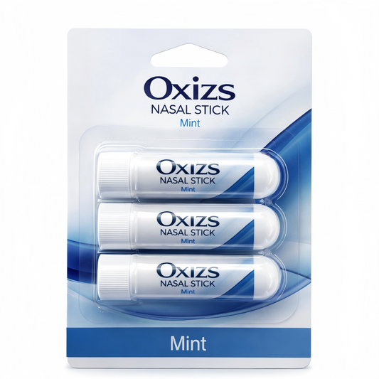 OXIZS Mint Aromatherapy Nasal Inhaler – 3 Pack