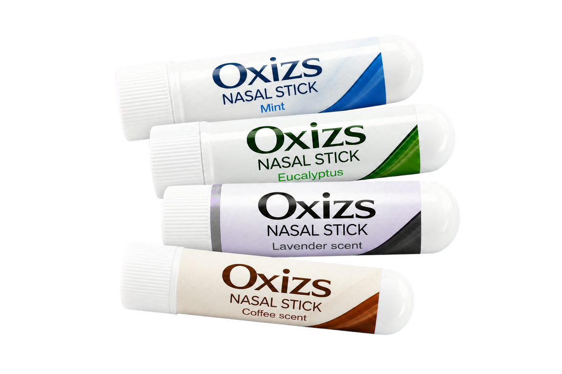 OXIZS four scent nasal sticks